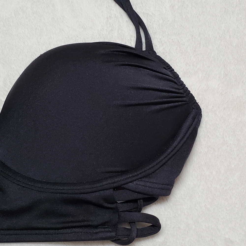 Victoria's Secret Longline Bombshell Miraculous Push-Up The Teeny Bikini Set 32D - Picture 5 of 16